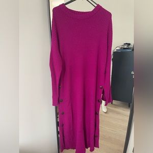 Mara Hoffman “Fayre” Ribbed Sweater Dress